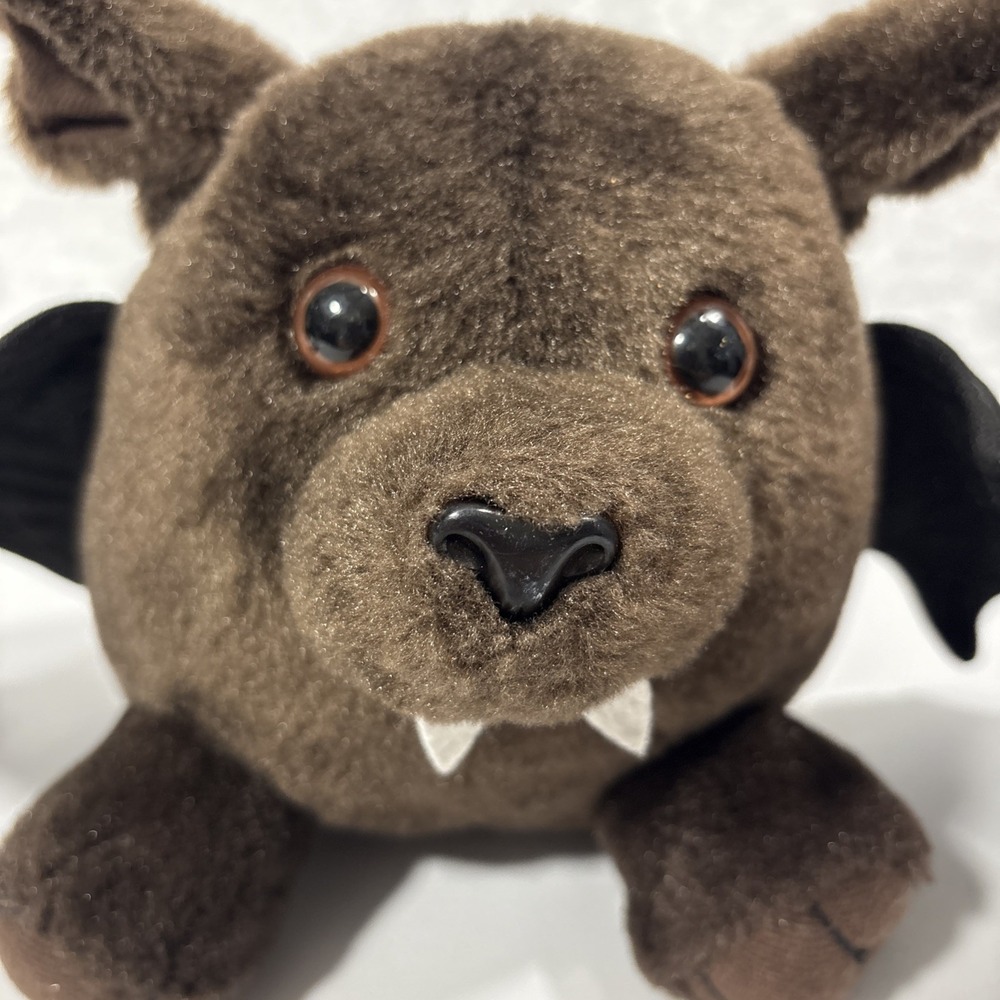 Vintage Purr-Fection MJC Brown Radar Bat Hanging Plush 1992